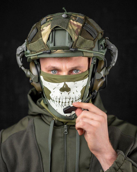 Шлем Fast олива в наборе ТН6574 Одесса - изображение 3