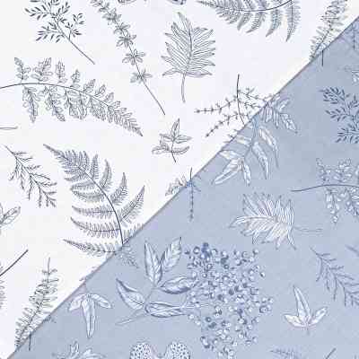 Постільна білизна Home Line Блакитна папороть Сатин Твіл євро (183055) Вінниця