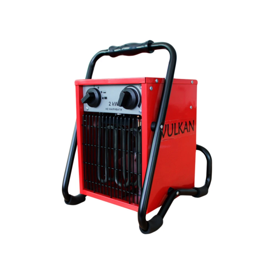 Мощный электрический тепловентилятор Vulkan SL-TSE-20C: 2000 Вт, 20 кв.м (366796) Киев