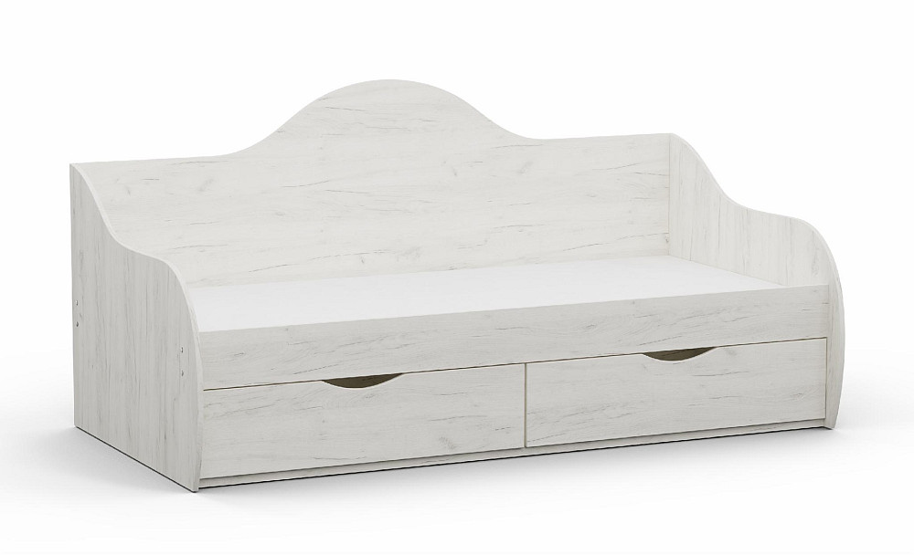 Кровать односпальная L-4, Дуб Крафт Білий, 1932х1000х954 Львов - изображение 1