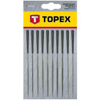 Набір напилків Topex игольчатые по металлу, набор 10 шт. (06A020) Вінниця