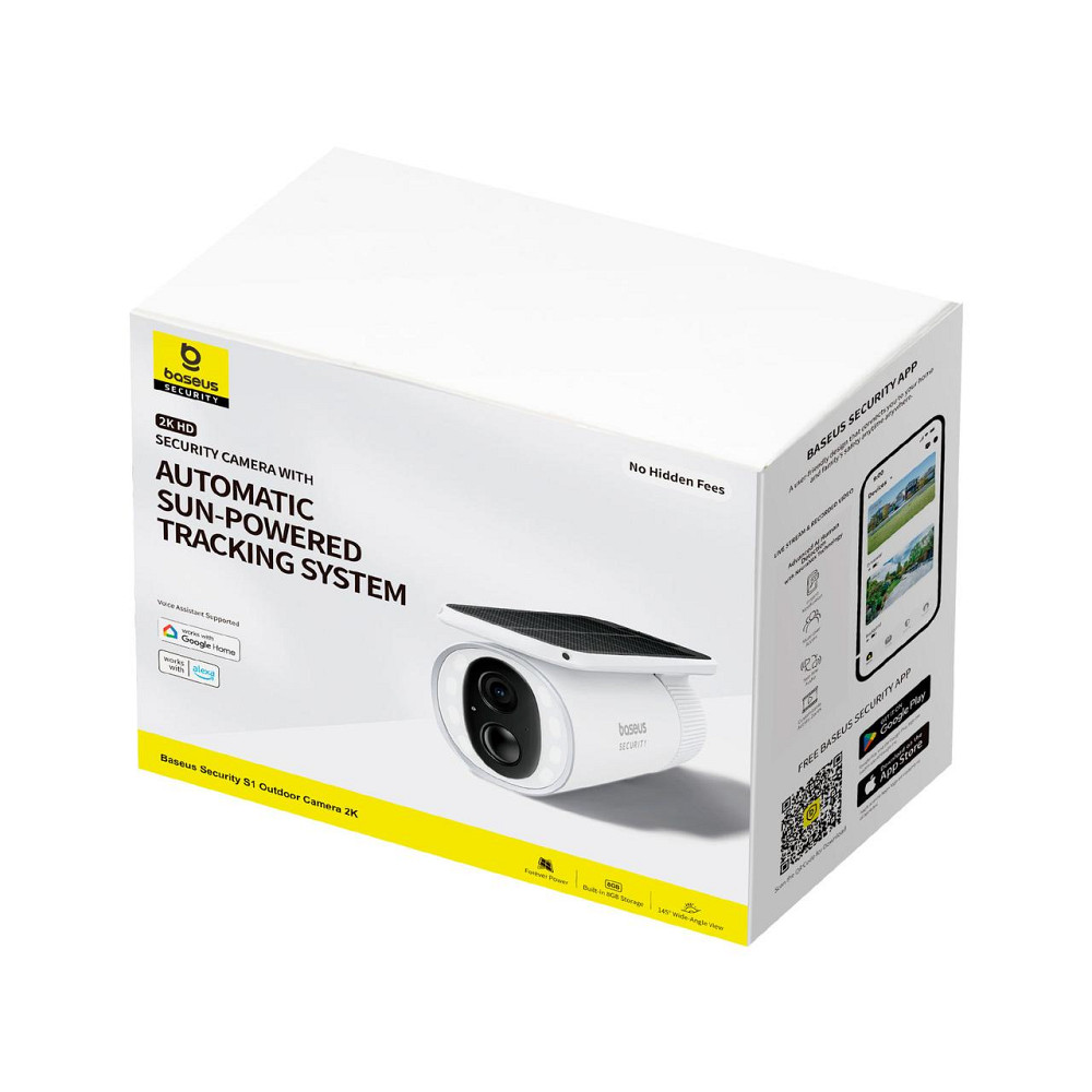 IP-камера відеоспостереження Baseus Security S1 Outdoor Camera 2K White Одеса - фото 2