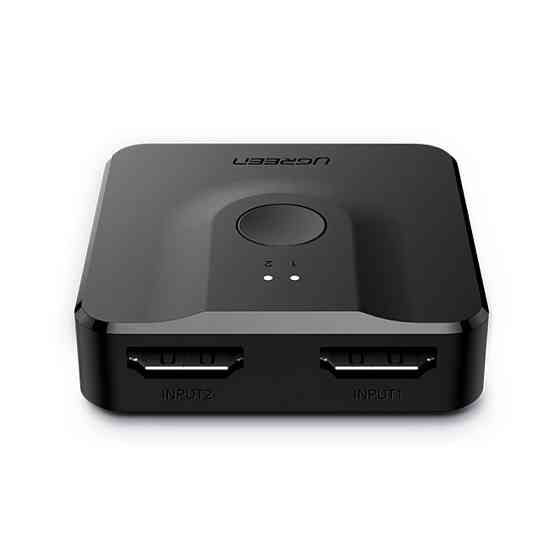 Двонаправлений перемикач HDMI 2.0 Ugreen CM217 (Чорний) Николаев