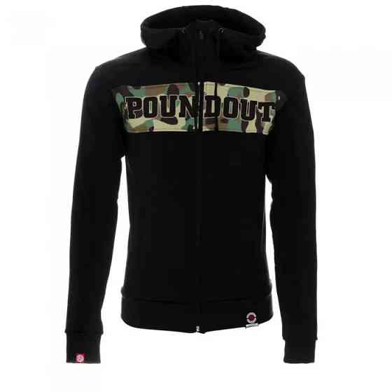 Мужская толстовка с капюшоном Poundout Gear CAMOUFLAGE black, S Луцк