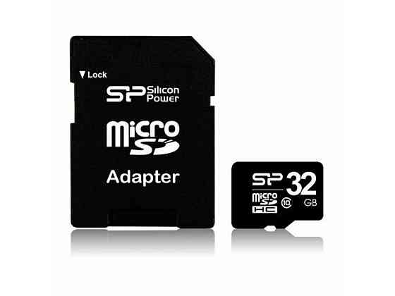 microSDHC SiliconPower 32Gb class 10 (adapter SD) Київ