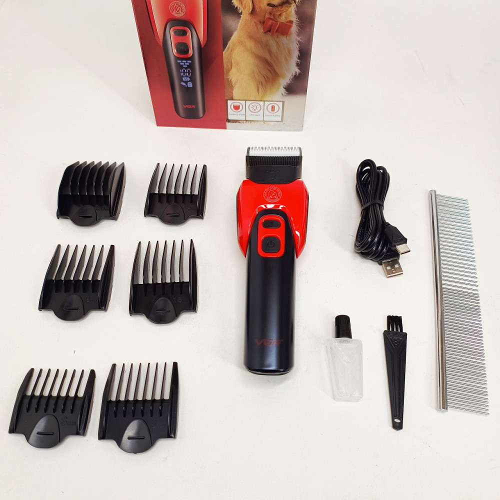Профессиональный триммер для стрижки кошек и собак, Машинки для стрижки животных, Груминг собак BC-58 Львов - изображение 6