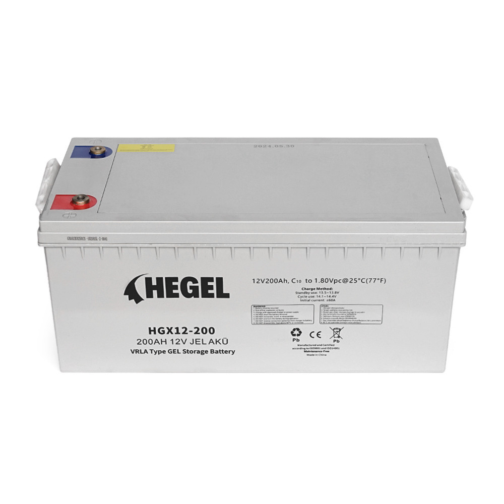 Акумуляторна батарея HEGEL GEL 200-12 12V 200Ah (522 x 238 x 223mm), 57kg Київ - фото 2
