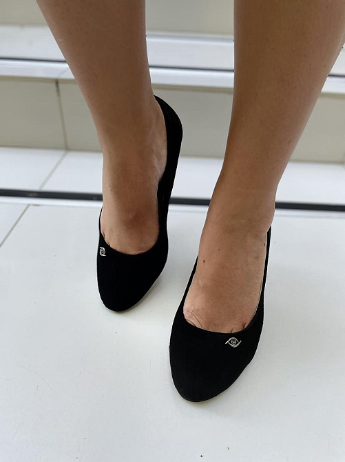 Туфлі жіночі VESNA 6382 чорні (літо, замша натуральна) (2242) Коломыя - изображение 4