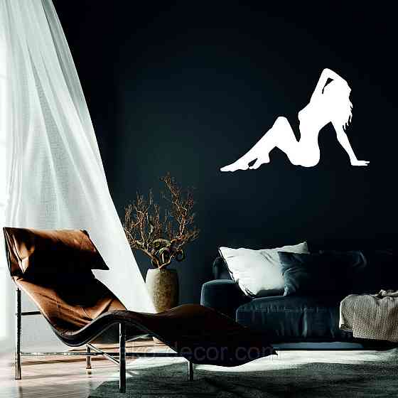 Декоративное настенное Панно «Стриптиз», Декор на стену 70*48 см, Белый Киев