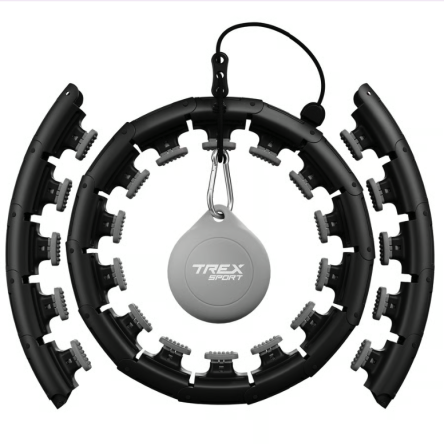 Хулахуп Trex Sport TX-010CHH масажний з обважнювачем чорний Київ