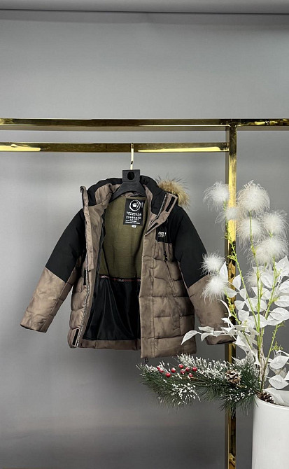 Детская зимняя курточка для мальчика варенка на холофайбере на 5,6,7,8,9,10,11,12 лет Николаев - изображение 2