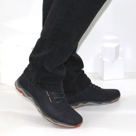 Чоловічі Туфлі Літні Чорні Мокасини Кросівки Сіточка (розміри: 40,41,42,43,44) Відео Огляд — 576-2 Дніпро - фото 3