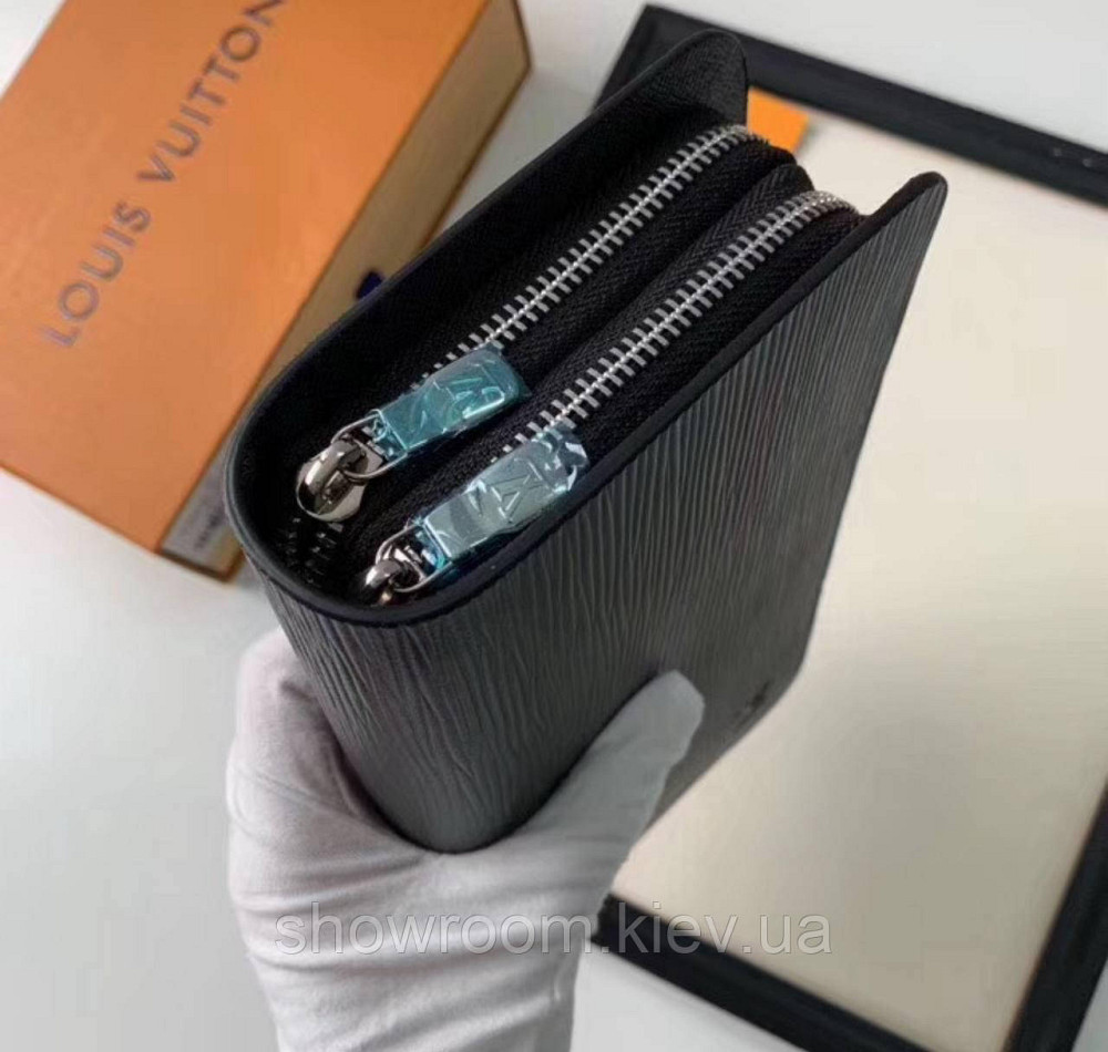 Чоловічий бреновий клатч барсетка LV (2012) black Київ - фото 8