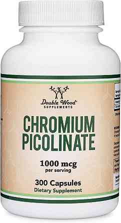Хром Double Wood Supplements Chromium Picolinate 1000 mcg 300 caps Луцк