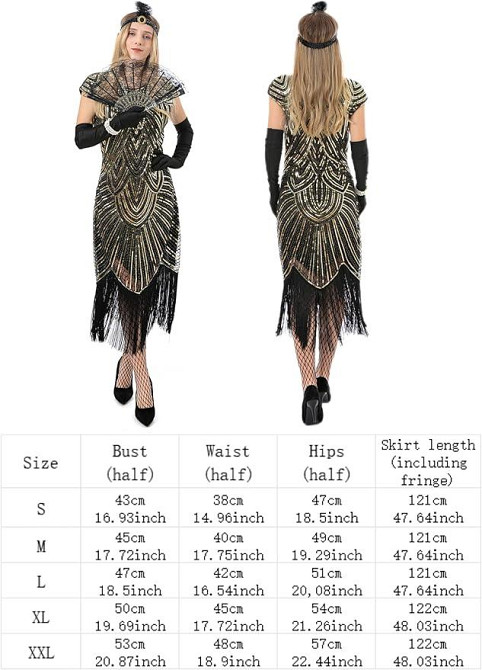 Сукня в стилі 20-х Гетсбі з паєтками бахромою перчатками аксесуарами, жіночий ретро образ для карнавалу, вечірок, Хелловіну Київ - фото 2