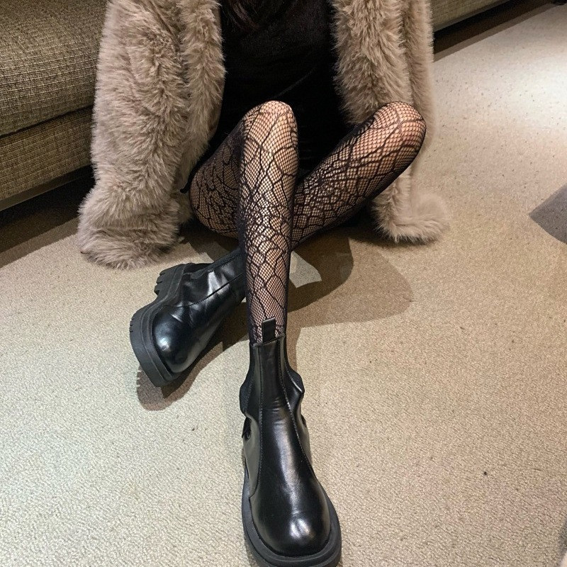 Колготи павутина сітка one size чорний Київ - фото 6