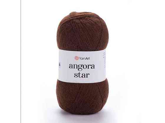 Пряжа Angora Star коричневий 80% акрил 20% вовна 500м 100г 5шт/уп 3067 ТМ YarnArt Київ