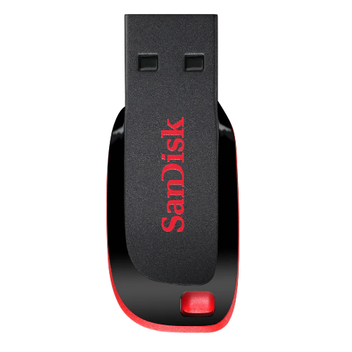 Флешка 32Гб USB 2.0 чорний/червоний Cruzer Blade SanDisk Житомир - изображение 1