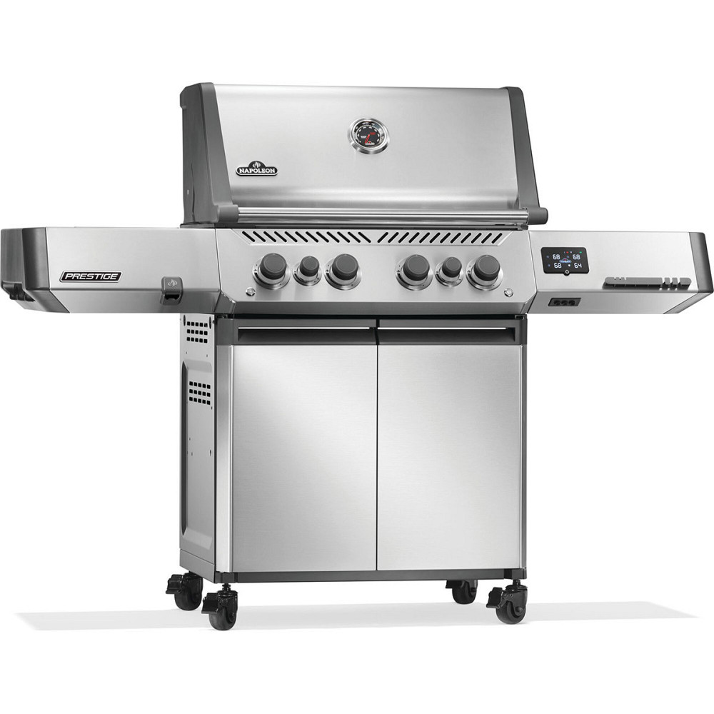 Газовый гриль Napoleon Prestige P 500 Connected с боковой конфоркой Sizzle Zone и вертилём (69212) нерж сталь P500VXRSIBPS Код: Ровно - изображение 2
