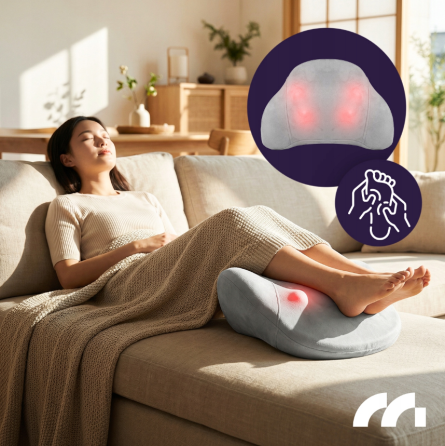 Массажная подушка для шеи, плеч и спины с подогревом 25Вт Maltec (Польша) Киев