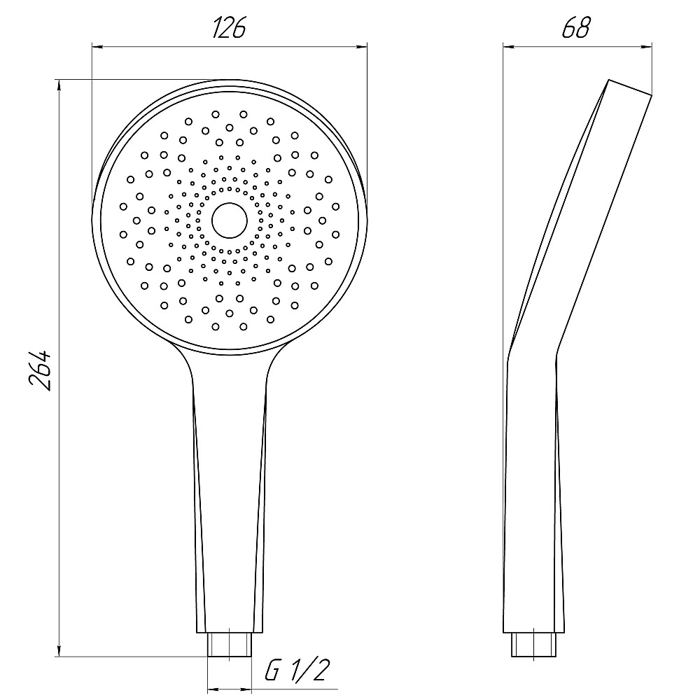 Душова лійка Topaz NF-2202-00-WHITE Луцьк - фото 6