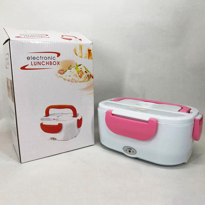 Ланч бокс для школи Lunch Heater 220 V, Судочок для їжі з двома відділеннями, Ланчбокс 3 відділення KF-32 Львів - фото 8