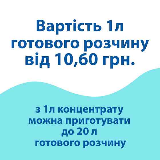Дезінфікуючий миючий засіб з активним хлором, концентрат Dez-1, 12кг Павлоград