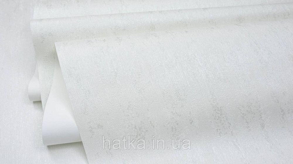 Обои метровые виниловые на флизелине Sintra Structure однотонные мазки светло серые серебристые 521151 Киев - изображение 1