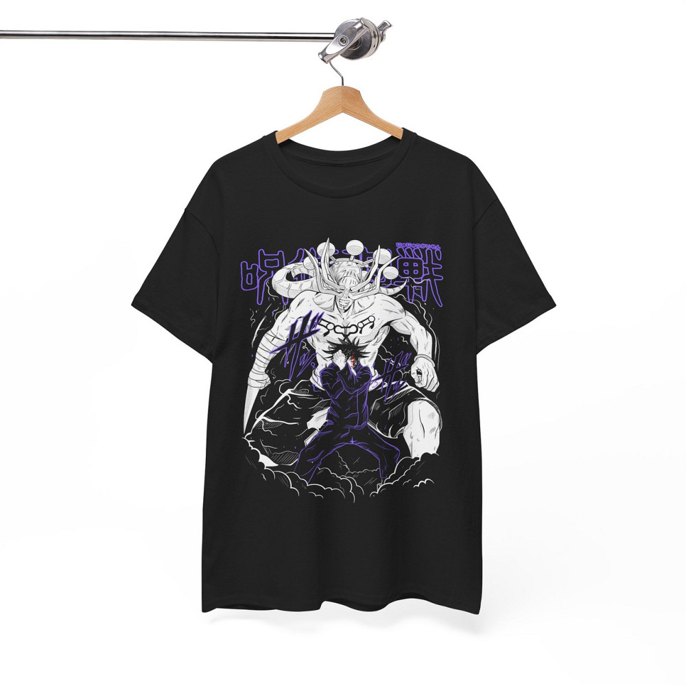 Футболка аниме Магическая битва оверсайз (S/M/L) Черний AnimeJ0426 Днепр - изображение 6