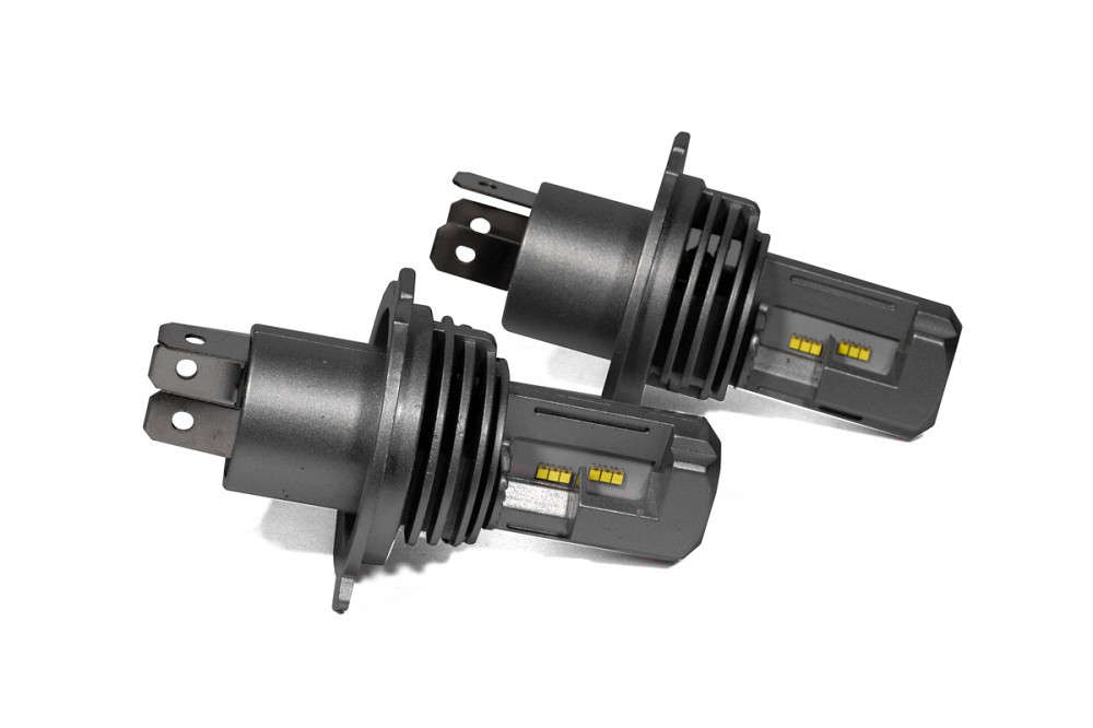 Комплект светодиодных ламп HeadLight M3 H4 (P43t) 55W 6000K с активным охлаждением 12/24V Харьков - изображение 4