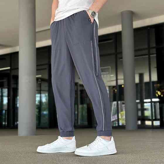 Мужские легкие джогеры из софта антрацитные Pobedov Weekend Киев