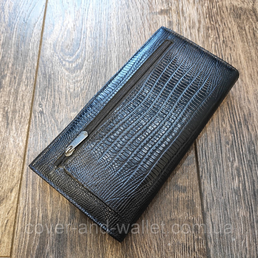 Жіночий шкіряний гаманець під крокодила на багато карток BOND NON Київ - фото 5