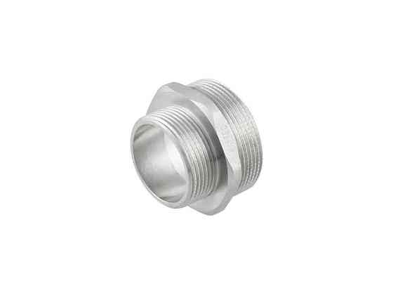 Ніпель латунь, ЗЗ, DN50х25, 2 х1 , нікель, NP0603 ТМ RAFTEC Київ