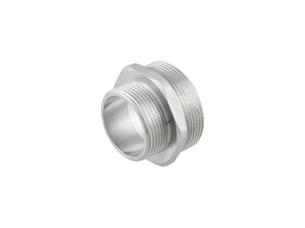 Ніпель латунь, ЗЗ, DN50х25, 2 х1 , нікель, NP0603 ТМ RAFTEC Київ - фото 1