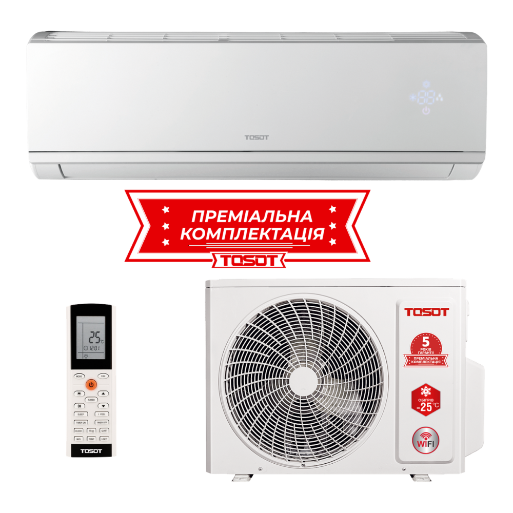 Кондиціонер TOSOT HANSOL Winter Inverter R32 NEW GL-18ZS2 (Інверторні спліт-системи) Киев - изображение 2