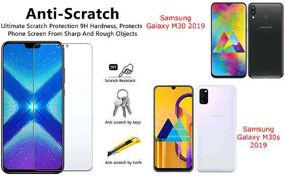 Защитное стекло NeoGlass для Samsung Galaxy M30 2019, Galaxy M30s 2019 – ультрапрозрачное и устойчивое Киев