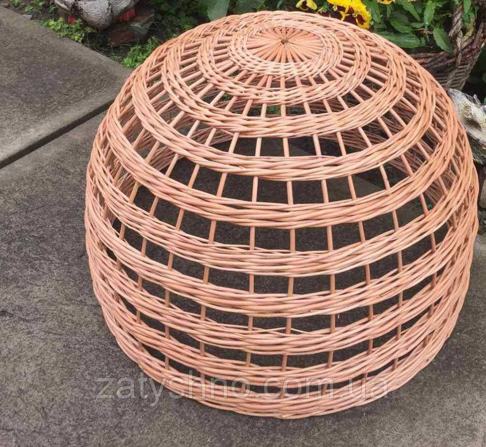 Плетеная люстра с лозы | люстры плетеная на заказ  | люстра плетеная в кафе Киев - изображение 7