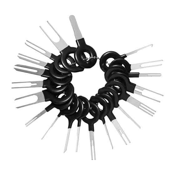 Набор экстракторов для извлечения клем Чёрно- Гума, метал, універс., кузов Київ