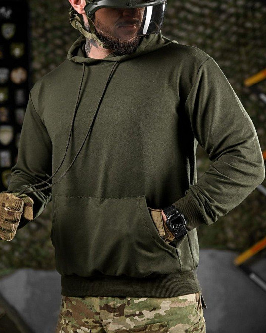 Тактическая худи MAKLIN  молодость олива ДЛ7045 Одесса - изображение 6