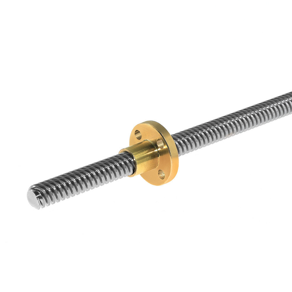 Латунна гайка для трапецієподібного винта М8 3D-принтера Київ - фото 3