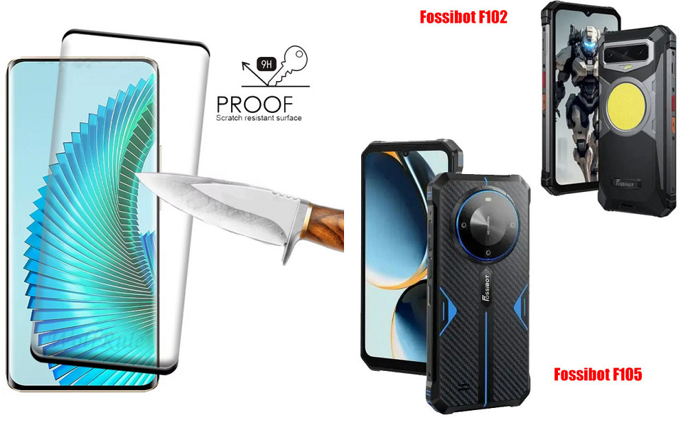 Захисне скло HyperGlass Pro для Fossibot F102, Fossibot F105 – максимальна чутливість та захист Київ - фото 2