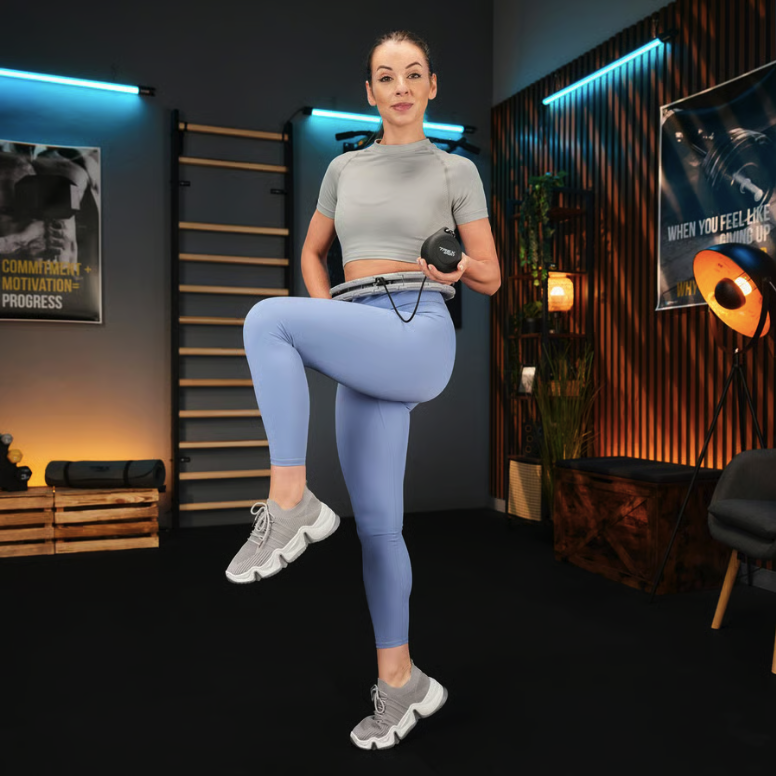 Хулахуп Trex Sport TX-010CHH масажний з обважнювачем сірий Київ - фото 6