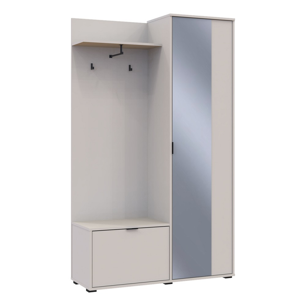 Передпокій Doros Дора Кашемір 1 ДСП/1 Дзеркало 113.5х40х192 DRS-011780 (44900364) Львів - фото 9