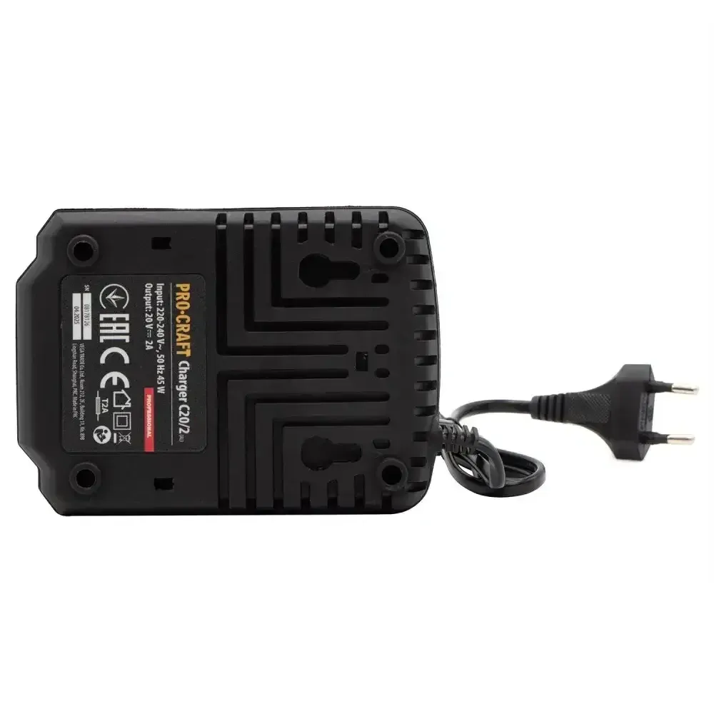 Комплект акумуляторів Procraft  2×20 В 2А год Li‑Ion батареї + зарядний пристрій для інструментів Львів - фото 8