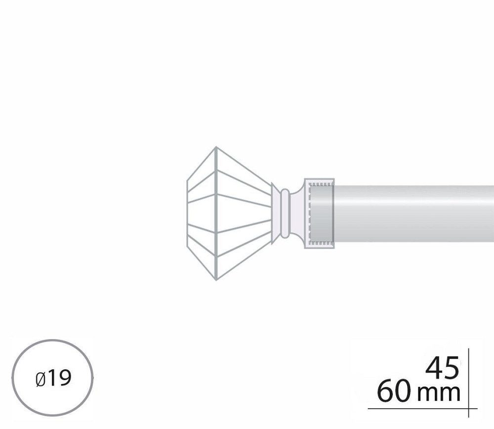 Закінчення для карнизу Orvit СПЕКТРАЛІЯ 19 мм АНТИК Львов - изображение 2