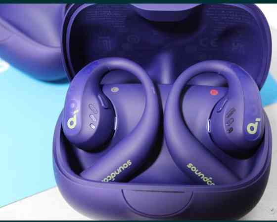 Наушники TWS Anker Soundcore Aerofit Pro Purple. Киев