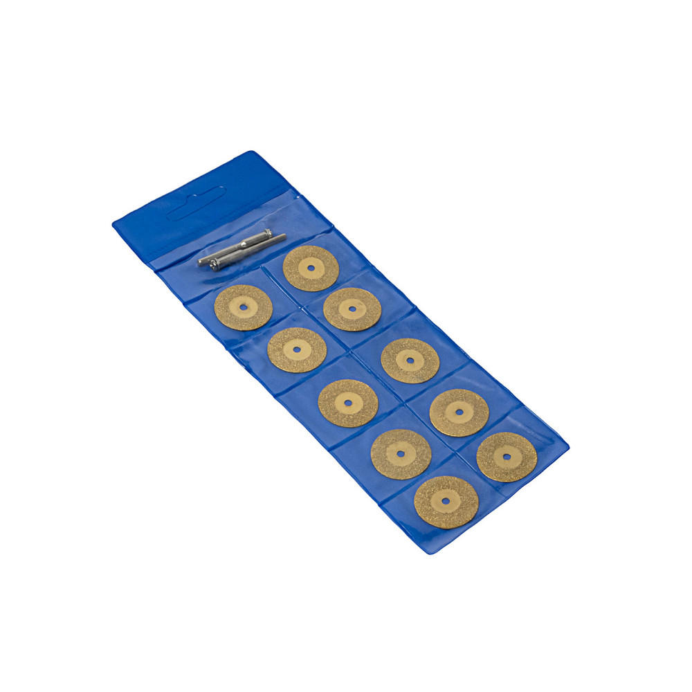 Коло відрізне алмазне (золоте) 25мм 10шт +2 штанги тримач (511070946) Київ - фото 1