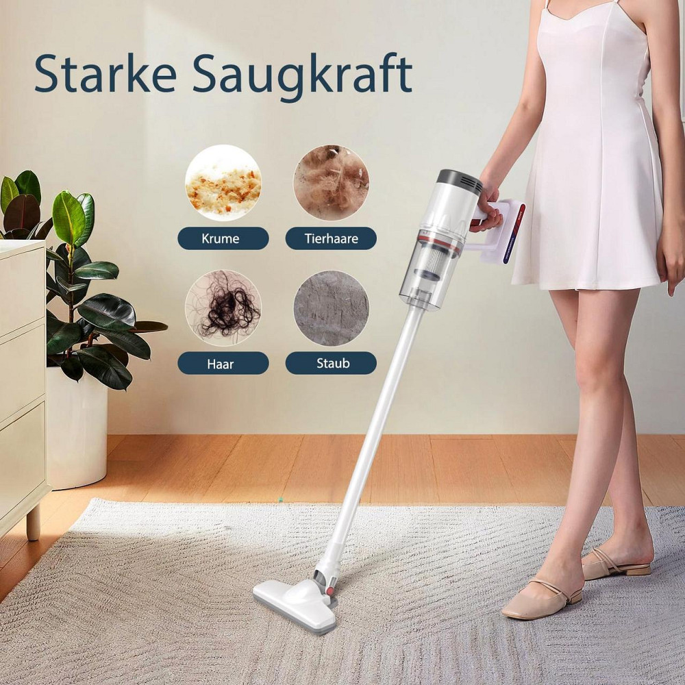 Бездротовий пилосос 5-в-1 високої продуктивності KEROMEE акумуляторний вертикальний з потужним всмоктуванням 8000PA Дніпро - фото 8