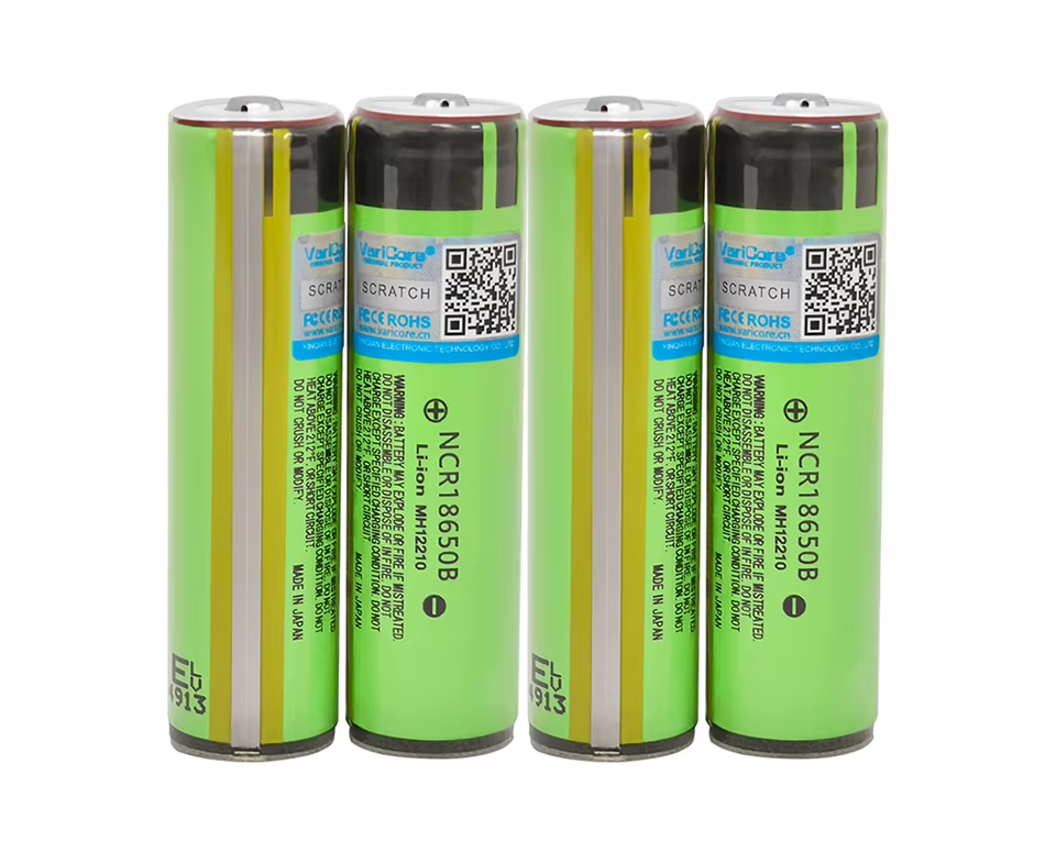 Акумулятор (з захистом) VariCore 34B-PCB Li-ion 18650 3400 mAh 3.7V (NCR18650B) Зелений Київ - фото 7