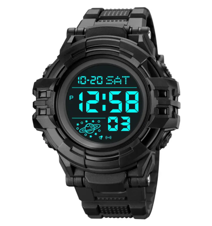 Чоловічий спортивний годинник Skmei 2003 (Чорний з чорним) Київ